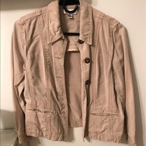 Vintage Style Khaki Women’s Button Up Coat